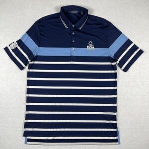 Ralph Lauren Polo Shirt Mens XL Blue Golf PGA Quail Hollow Travel Vacation Work